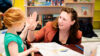 Schoolvoorbeeld Forum kinderen schetsen mee high five